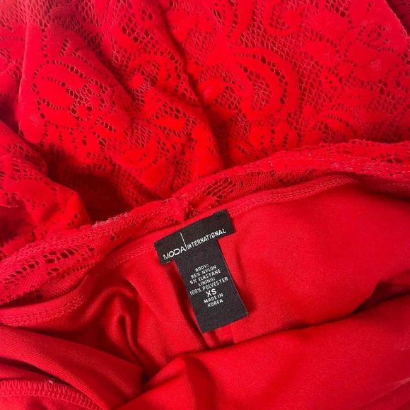 Backless Red Mini Dress.. used once! - Picture 5 of 5